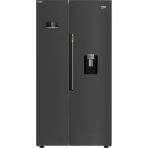 Comparateur de prix : Beko Réfrigérateur américain 91cm 576l nofrost noir - GN163241DXBRN