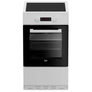 Comparateur de prix : Cuisiniere induction Beko FSM58301WC - 3 feux - 0,92 kwh/cycle - 50cm