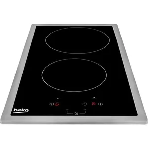 Comparateur de prix : Table domino vitrocéramique 30cm 3000w noir - hdmc32400tx - BEKO