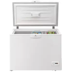 Beko HSM29540 Congélateur à cockpit, 288 litres, classe E, couleur blanc - pas cher