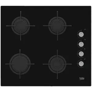 Table de cuisson à gaz - BEKO - 4 feux - 60 cm - HILG64120S pas cher