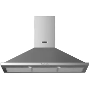Leisure Hotte murale 90 cm 3 vitesses - Inox anti-traces pas cher