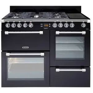 Leisure - piano de cuisson mixte 72l 5 feux noir  ck110f324k - cook master pas cher