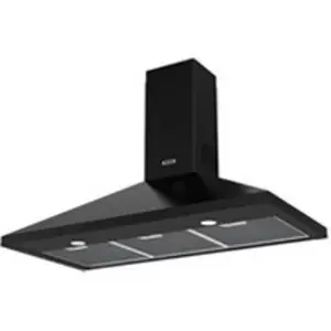 Hotte décorative murale Leisure H1001PKF Noir pas cher