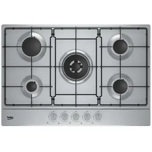 Table de cuisson gaz BEKO HAW752C4SX pas cher