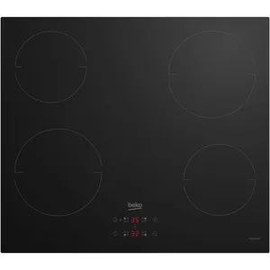 Beko HII64401MT Table de Cuisson 7400W 240V 4 Foyers Digitale Tactile Noir pas cher