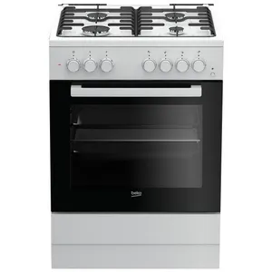 Beko Cuisinière à Gaz Avec Four électrique Fse 62110 Dw Lpg 4 Feux pas cher