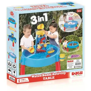 DOLU Table d'activités eau et sable 3 en 1
