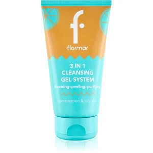 flormar Gel nettoyant 3 en 1 pour peaux grasses et mixtes 150 ml pas cher