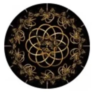 Art Puzzle Puzzle Horloge - Danse avec la Nuit (Pile non fournie) pas cher