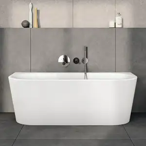 VitrA Matrix Baignoire semi-îlot avec tablier, 65590001000, pas cher
