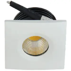 Vito - Mini spot led encastrable carré EVA-2 3W 6500K - BlancVendu parrue-du-commerce