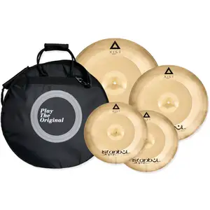 Istanbul Agop XIST Power Set set de cymbales, 14, 16, 20 pouces + hous...Vendu parbax-music