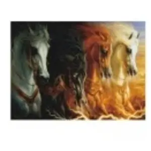 Puzzle 1000 Pièces : Les quatre chevaux de l'Apocalypse, Perre / Anatolian pas cher