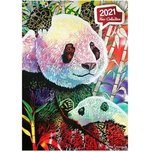 Perre / Anatolian Puzzle Portrait anatolien 1000pcs (Panda arc-en-ciel) pas cher