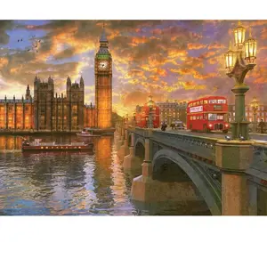 Puzzles 1000 pièces : Coucher de soleil à Westminster Anatolian pas cher