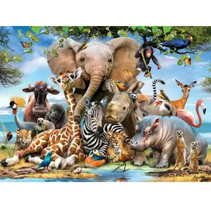 Puzzle 1000 pièces - Sourire Africain - ANATOLIAN - Thème Humains, personnages et célébrités pas cher