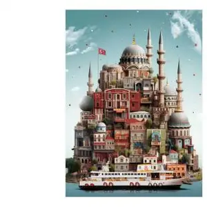 Anatolian Puzzle 1000 pièces : Tophane pas cher