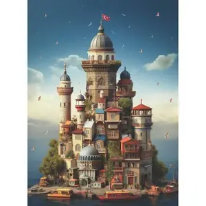 Anatolian Puzzle 1000 pièces : Kiz Kulesi pas cher