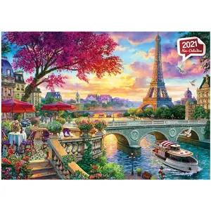 Anatolian Le Puzzle du Monde 3000pcs (Paris en fleurs) pas cher
