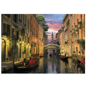 Perre / Anatolian Puzzle 3000 pièces - Crépuscule à Venise - Paysage et nature - Adulte - 15 ans - Intérieur