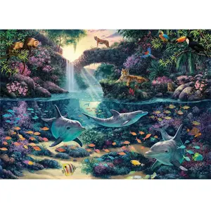 Puzzle 3000 pièces - ANATOLIAN - Le paradis de la jungle - 3000-5000 pièces - Mixte - Animaux pas cher