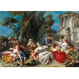 Anatolian Puzzle 1500 pièces : Les attrapeurs d'oiseaux, François Boucher pas cher