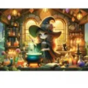 Puzzle 1000 pièces : Jolie Sorcière pas cher