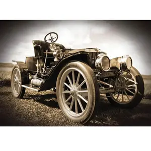 Puzzle 1000 pièces - Magnolia - Voiture rétro - Blanc - 12 ans - Véhicules et engins pas cher