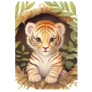 Yazz Puzzle 1000 pièces : Tigre mignon pas cher