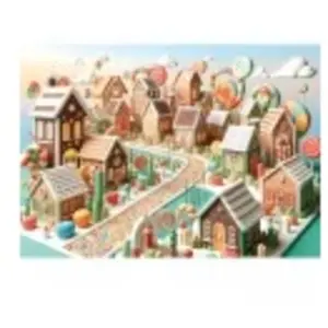 Yazz Puzzle 1000 pièces : Le pays des bonbons pas cher