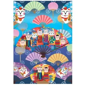 Yazz Puzzle 1000 pièces : Monde Kokeshi pas cher