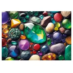 Yazz Puzzle 1000 pièces : Pierres précieuses pas cher