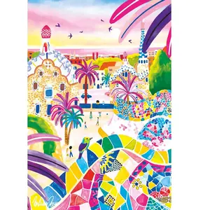 Magnolia Puzzle 1000 pièces : Park Güell - Nolwenn Denis - Edition Spéciale pas cher