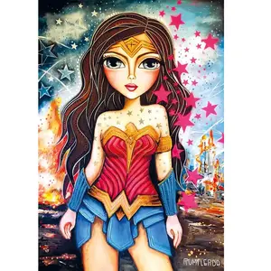 Magnolia Puzzle 1000 pièces : Wonder Woman - Romi Lerda - Edition Spéciale pas cher