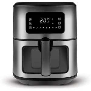 Friteuse sans huile Karaca Multifry Inox XXL avec fenêtre en verre num... pas cher
