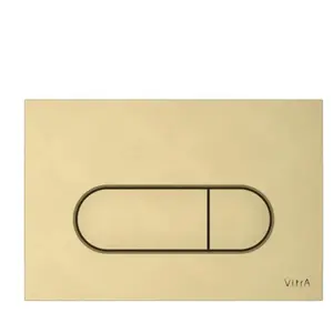 Vitra - Plaque de commande Root Round Or brossé pas cher