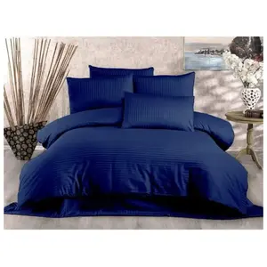 Comparateur de prix : En Vogue - Parure housse de couette Lylium bleu foncé 240x220 cm