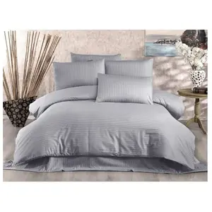 Comparateur de prix : En Vogue - Parure housse de couette Lylium grise 240x220 cm