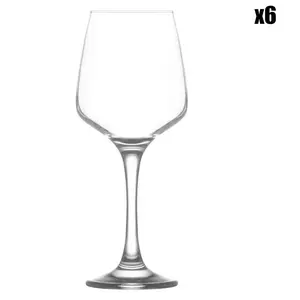 Hermia Concept - 6 Verres à vin transparents OS pas cher
