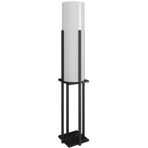 SPLENDOUR LIGHTING Lampadaire en MDF - D. 21 x H. 160 cm - Noir et blanc - SAGETTAVendu parkaufland