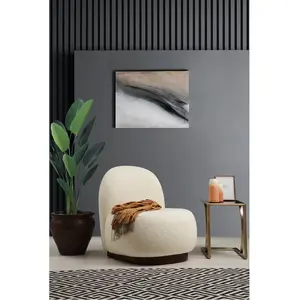 Comparateur de prix : MENZZO Fauteuil Marshmallow Tissu Blanc