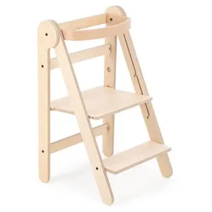 Tour d'apprentissage pliable Mamatoyz - Naturel pas cher