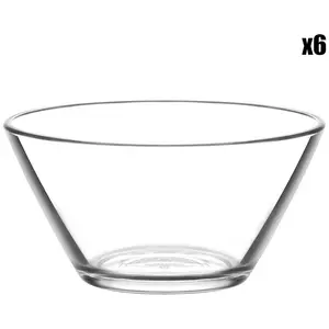 Mioli - 6 Bols transparents - 345 ml T.U pas cher