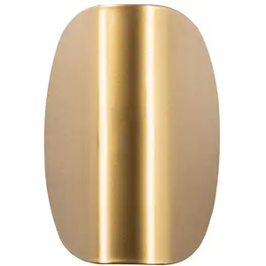SHEEN LIGHTING Applique murale courbée en métal - l. 13 x h. 17cm - Doré - lumera