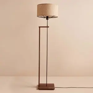 MULTIMARQUES Opviq - Lampadaire AYD beige/marron - D.38x20 cm T.UVendu parbazarchic