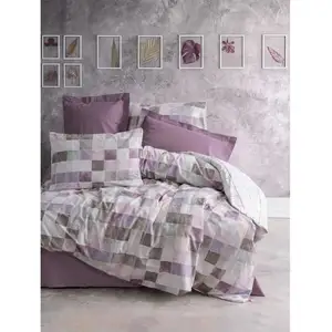 Mijolnir - Parure housse de couette Maro multicolore 240x220 cm pas cher