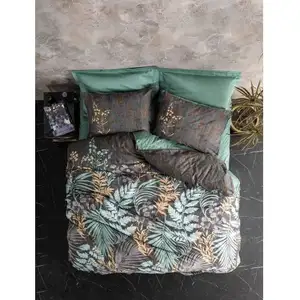 BigBuy Parure de lit Satin King couleur menthe pas cher