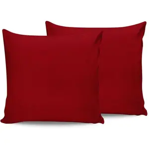 En Vogue - 2 Taies d'oreiller rouges 60x60 cm pas cher