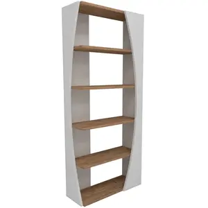 Hanah Home Etagère En Aggloméré Effet Pin Et Blanc SelgeVendu parmaisons-du-monde